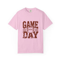 Game Day Unisex Garment-Dyed T-shirt, Football Tee, Sports Apparel, Gift for Him, Casual Wear, Tailgate Outfit, Game Night Shirt