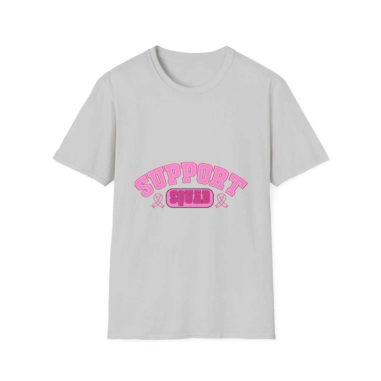 Support Squad T-Shirt — Pink Retro Supportive Graphic Tee