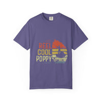 Reel Cool Poppy T-Shirt, Summer Vibe Shirt, Unisex Garment-Dyed Tee, Beachwear, Gift for Dad, Casual Wear