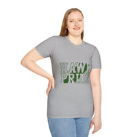 Hawk Pride Unisex T-Shirt, Softstyle Tee for School Spirit, College Apparel, Gifts for Graduates, Casual Wear