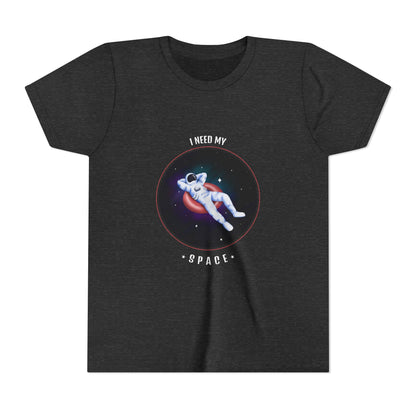 Youth Space-Themed Short Sleeve Tee - "I Need My Space" - Galaxy T-Shirt for Kids, Astronaut Gift, Children's Apparel, Birthday Gift, [...]