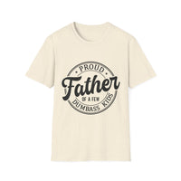 Proud Father Softstyle T-Shirt, Funny Dad Tee, Gift for Dad, Unisex Father's Day Shirt, Casual Everyday Wear - To Be Designs
