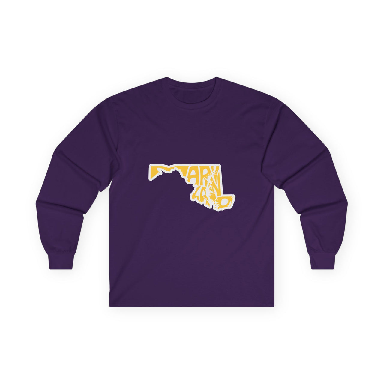 Maryland State Unisex Long Sleeve Tee