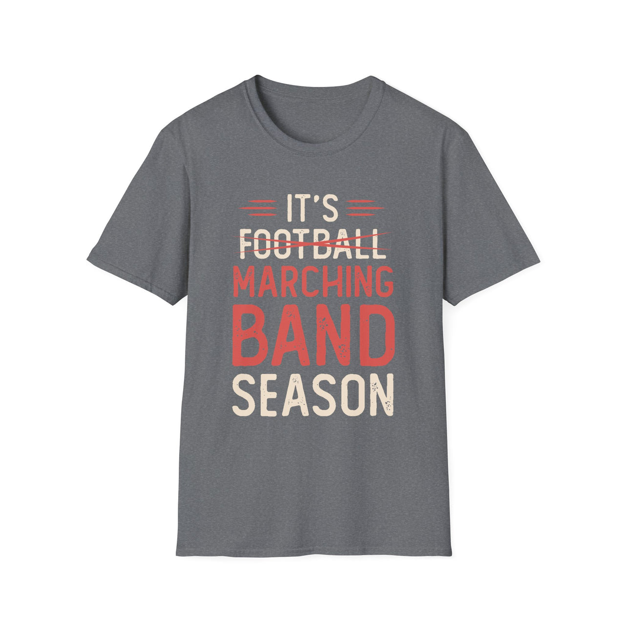 Marching Band Season Unisex T-Shirt, Softstyle Tee, Music Lover Gift, Band Member Apparel, Back to School, Football Season Tee - To Be Designs