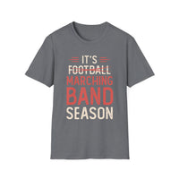 Marching Band Season Unisex T-Shirt, Softstyle Tee, Music Lover Gift, Band Member Apparel, Back to School, Football Season Tee - To Be Designs