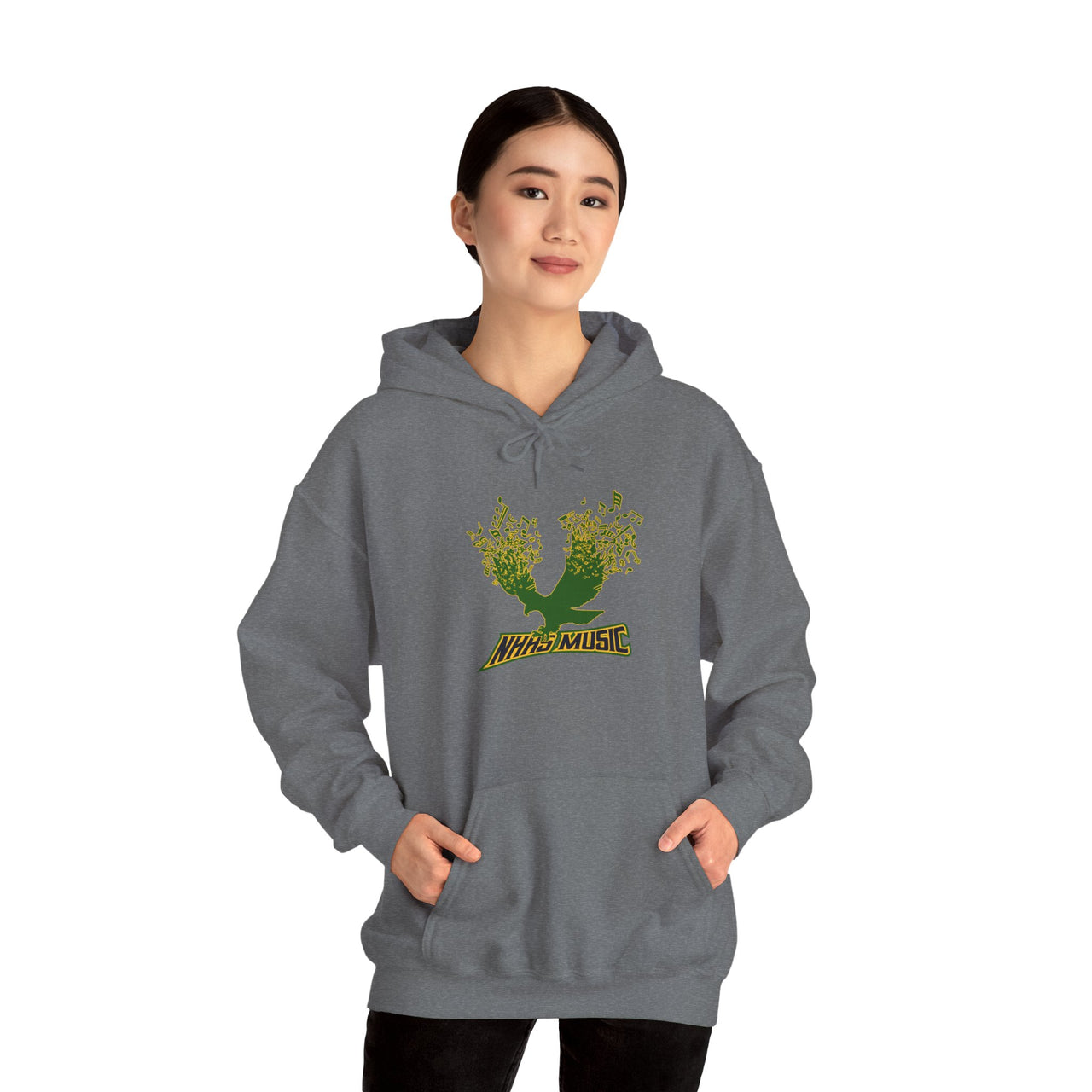 NHHS Music Unisex Hoodie, Eco-Friendly Sweatshirt, Gift for Music Lovers, Fall Fashion, Inspirational Apparel