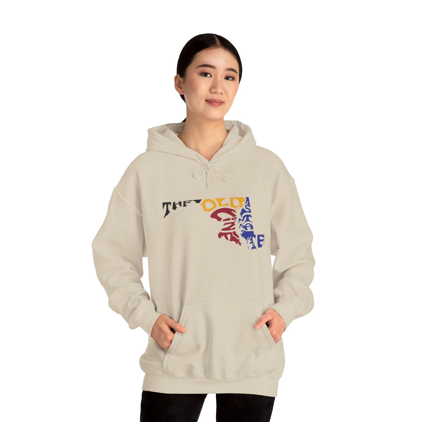 The Old Line State Vibrant Graphic Hooded Sweatshirt - Cozy Unisex Fashion, Perfect for Casual Outings, Gift for Friends, Stay Warm This Winter, Trendy [...]