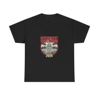 Government Shutdown Unisex Heavy Cotton Tee, Casual Wear, Political Statement, Gift for Activists, Unisex Graphic Tee