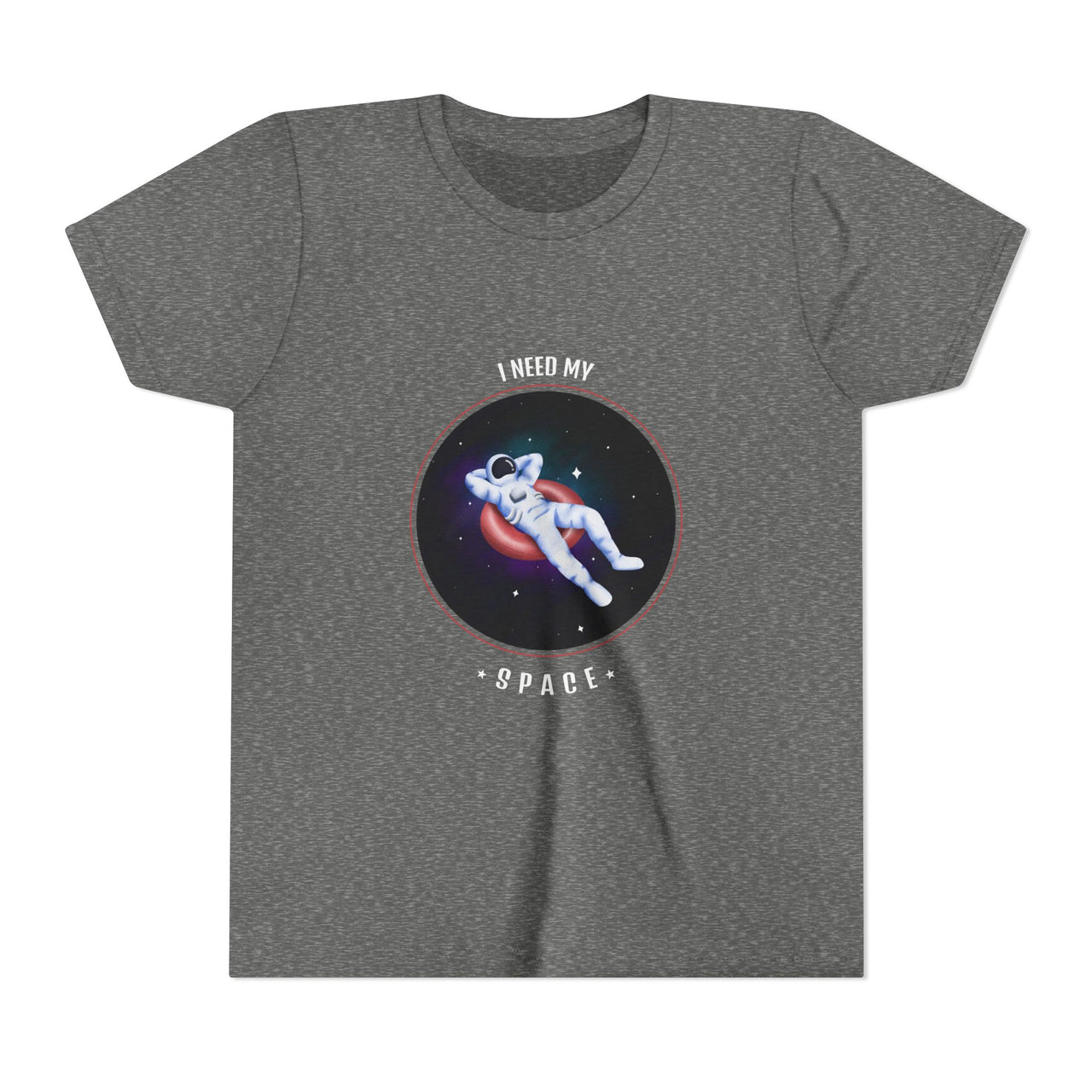 Youth Space-Themed Short Sleeve Tee - "I Need My Space" - Galaxy T-Shirt for Kids, Astronaut Gift, Children's Apparel, Birthday Gift, [...]