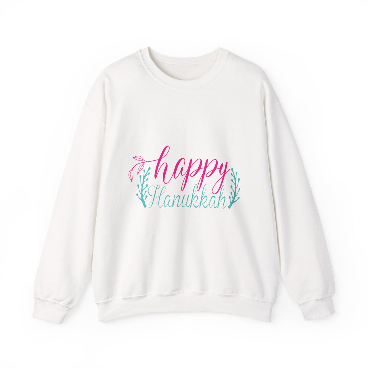 Happy Hanukkah Sweatshirt - Festive Script Holiday Crewneck
