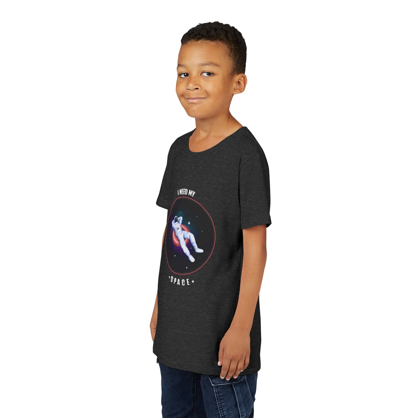 Youth Space-Themed Short Sleeve Tee - "I Need My Space" - Galaxy T-Shirt for Kids, Astronaut Gift, Children's Apparel, Birthday Gift, [...]
