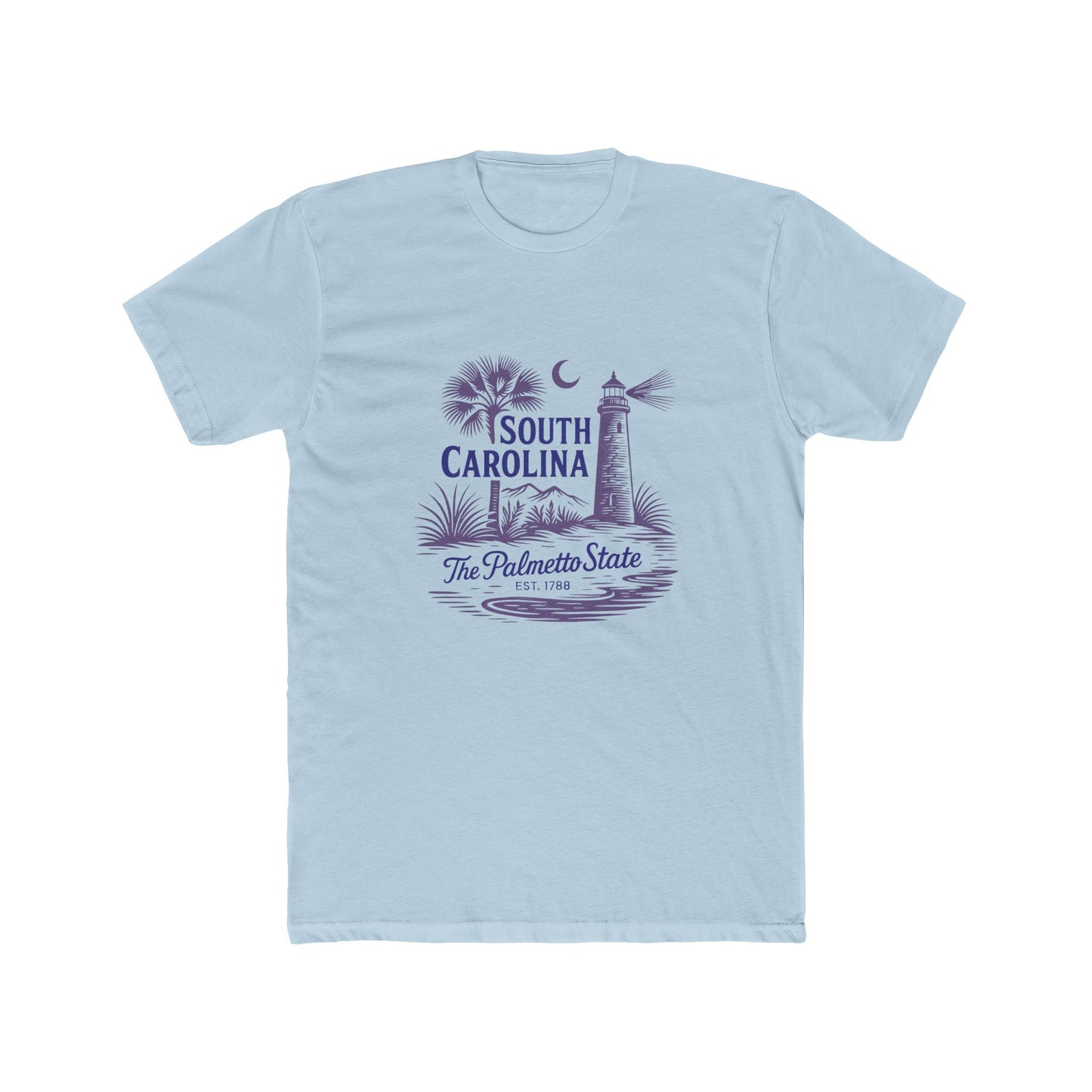 South Carolina Unisex Cotton Crew Tee, Beachwear, Souvenir Shirt, Travel Apparel, Vacation Gift, State Pride T-Shirt
