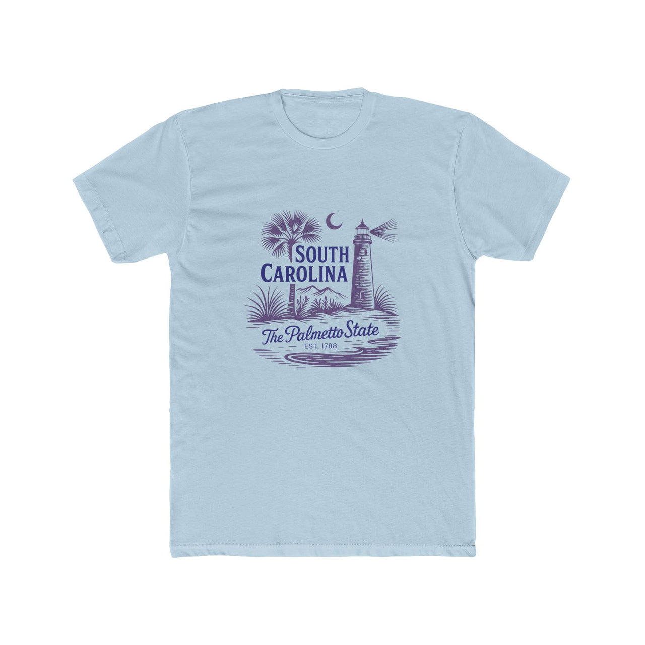 South Carolina Unisex Cotton Crew Tee, Beachwear, Souvenir Shirt, Travel Apparel, Vacation Gift, State Pride T-Shirt