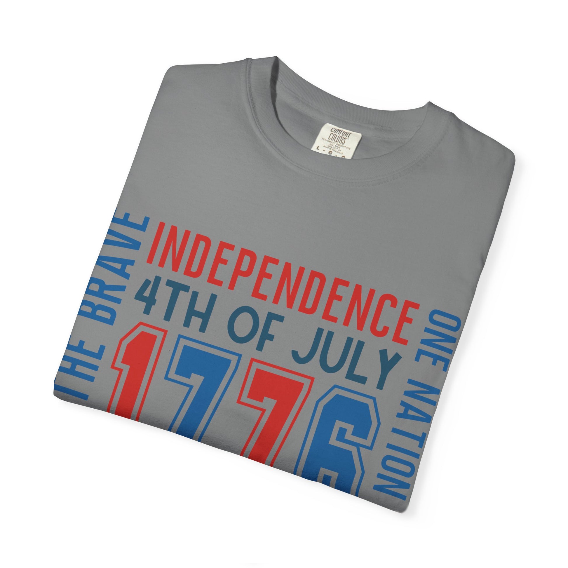 Patriotic Unisex T-Shirt - Celebrate Independence Day, Fourth of July, USA Freedom, Home of the Brave, American Pride - To Be Designs