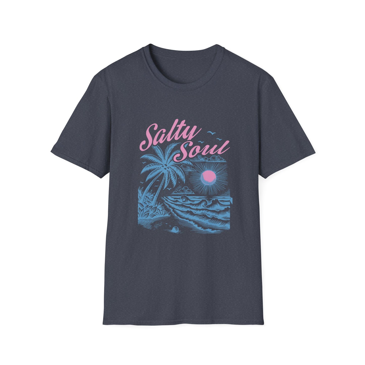 Salty Soul T-Shirt, Beach Vibes Tee, Unisex Summer Shirt, Gift for Coastal Lovers, Casual Everyday Wear