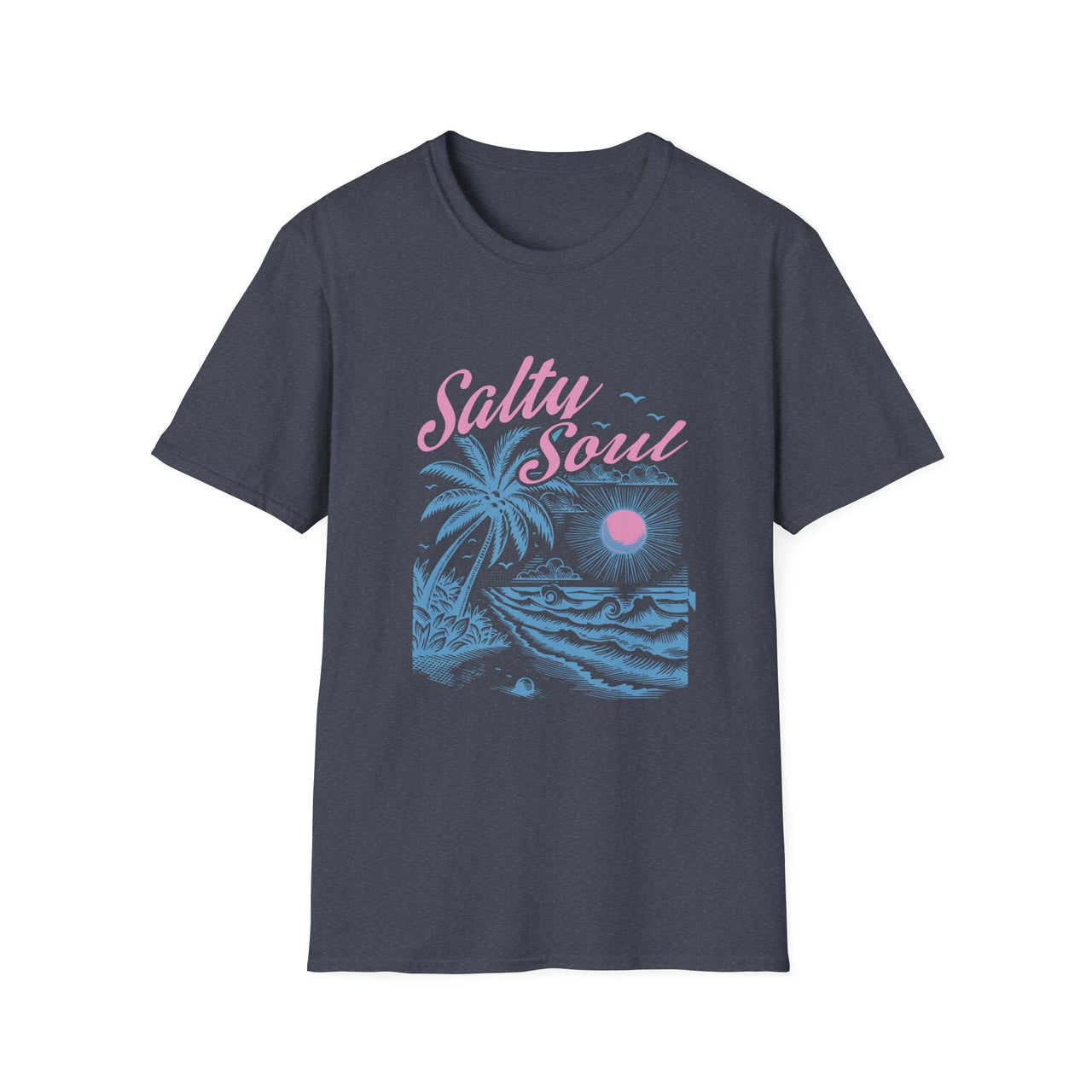 Salty Soul T-Shirt, Beach Vibes Tee, Unisex Summer Shirt, Gift for Coastal Lovers, Casual Everyday Wear