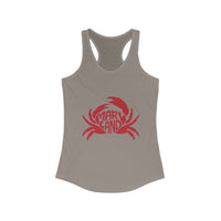 Women’s Racerback Tank Top – 'Maryland Crab' Design - To Be Designs