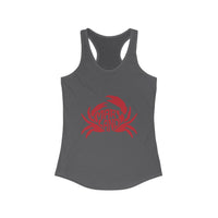 Women’s Racerback Tank Top – 'Maryland Crab' Design - To Be Designs