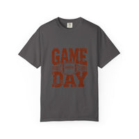 Game Day Unisex Garment-Dyed T-shirt, Football Tee, Sports Apparel, Gift for Him, Casual Wear, Tailgate Outfit, Game Night Shirt