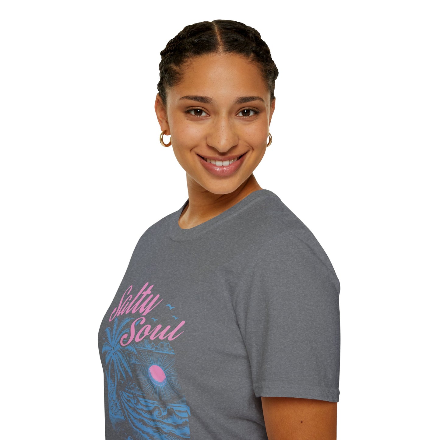 Salty Soul T-Shirt, Beach Vibes Tee, Unisex Summer Shirt, Gift for Coastal Lovers, Casual Everyday Wear