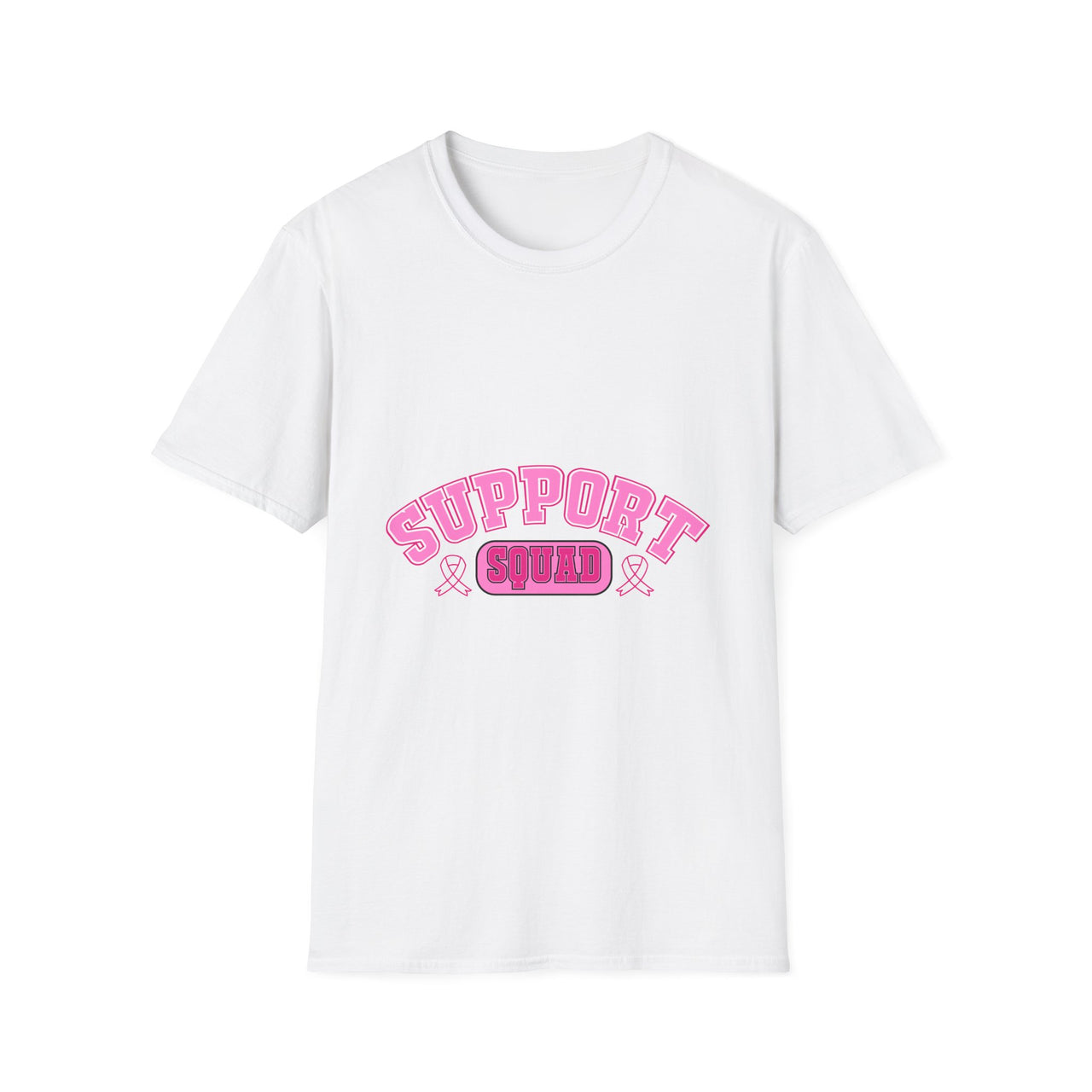 Support Squad T-Shirt — Pink Retro Supportive Graphic Tee
