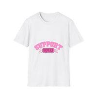 Support Squad T-Shirt — Pink Retro Supportive Graphic Tee