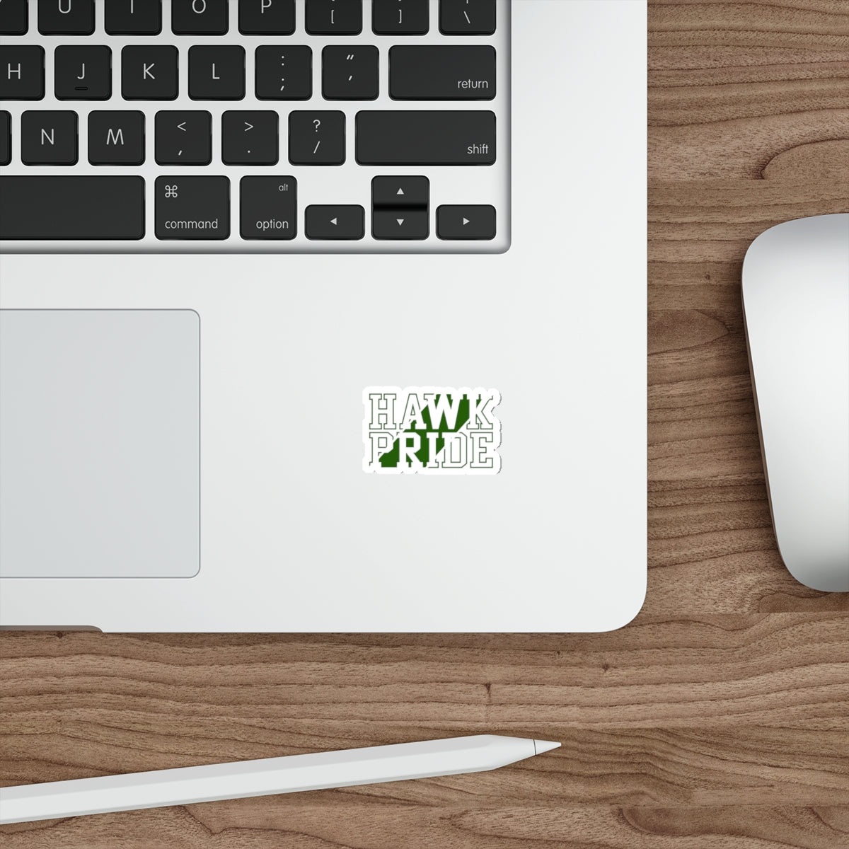 Hawk Pride Die-Cut Stickers - Perfect for School Spirit, Laptop Decor, Sports Fans, Gifts, and Custom Branding