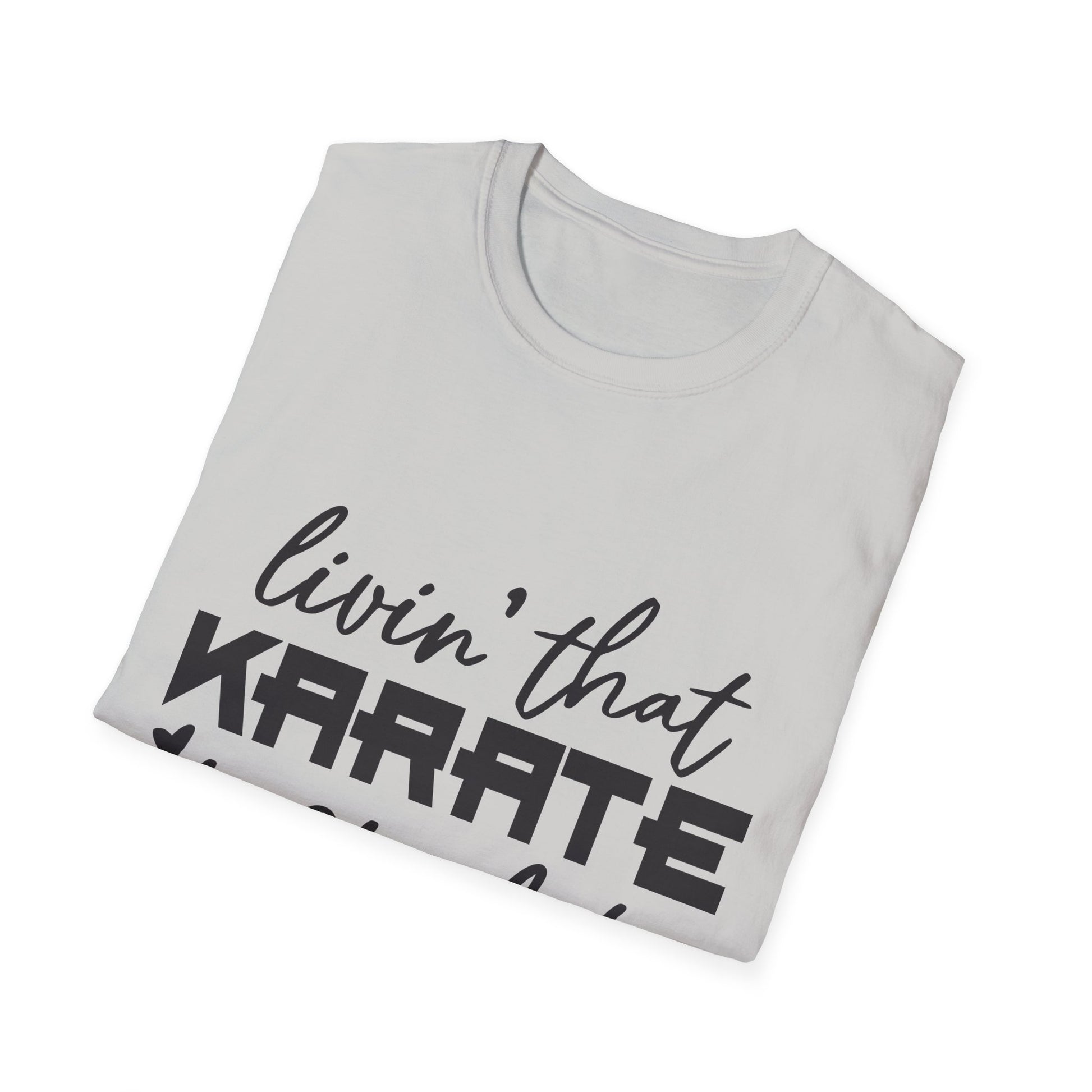 Karate Mom Life T-Shirt, Unisex Softstyle Tee, Gift for Karate Moms, Fun Sportswear for Events, Martial Arts Apparel - To Be Designs
