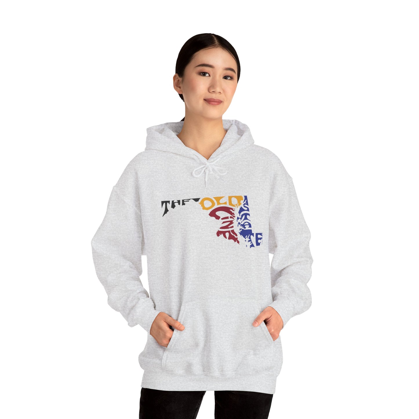 The Old Line State Vibrant Graphic Hooded Sweatshirt - Cozy Unisex Fashion, Perfect for Casual Outings, Gift for Friends, Stay Warm This Winter, Trendy [...]