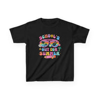 Summer Vibes Kids Tee, School's Out Shirt, Kids Summer T-Shirt, Fun Graphic Tee, Youth Casual Wear - To Be Designs