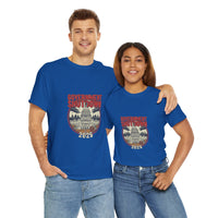 Government Shutdown Unisex Heavy Cotton Tee, Casual Wear, Political Statement, Gift for Activists, Unisex Graphic Tee