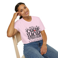 Heartfelt Choir Teacher T-Shirt, Music Educator Gift, Unisex Tee, Teacher Appreciation, Back to School, Cute and Comfy Shirt