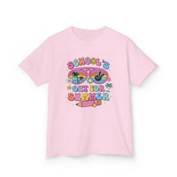 Summer Vibes Kids Tee, School's Out Shirt, Kids Summer T-Shirt, Fun Graphic Tee, Youth Casual Wear - To Be Designs