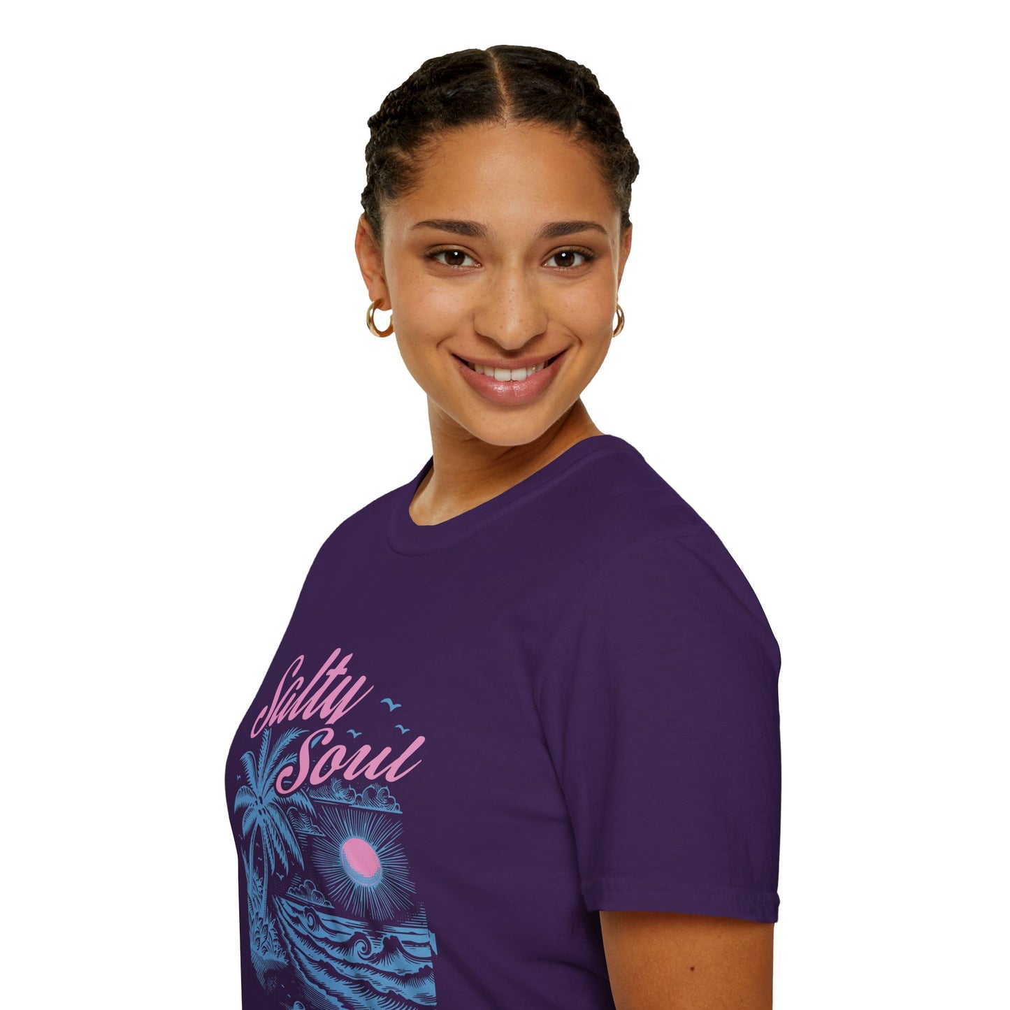 Salty Soul T-Shirt, Beach Vibes Tee, Unisex Summer Shirt, Gift for Coastal Lovers, Casual Everyday Wear
