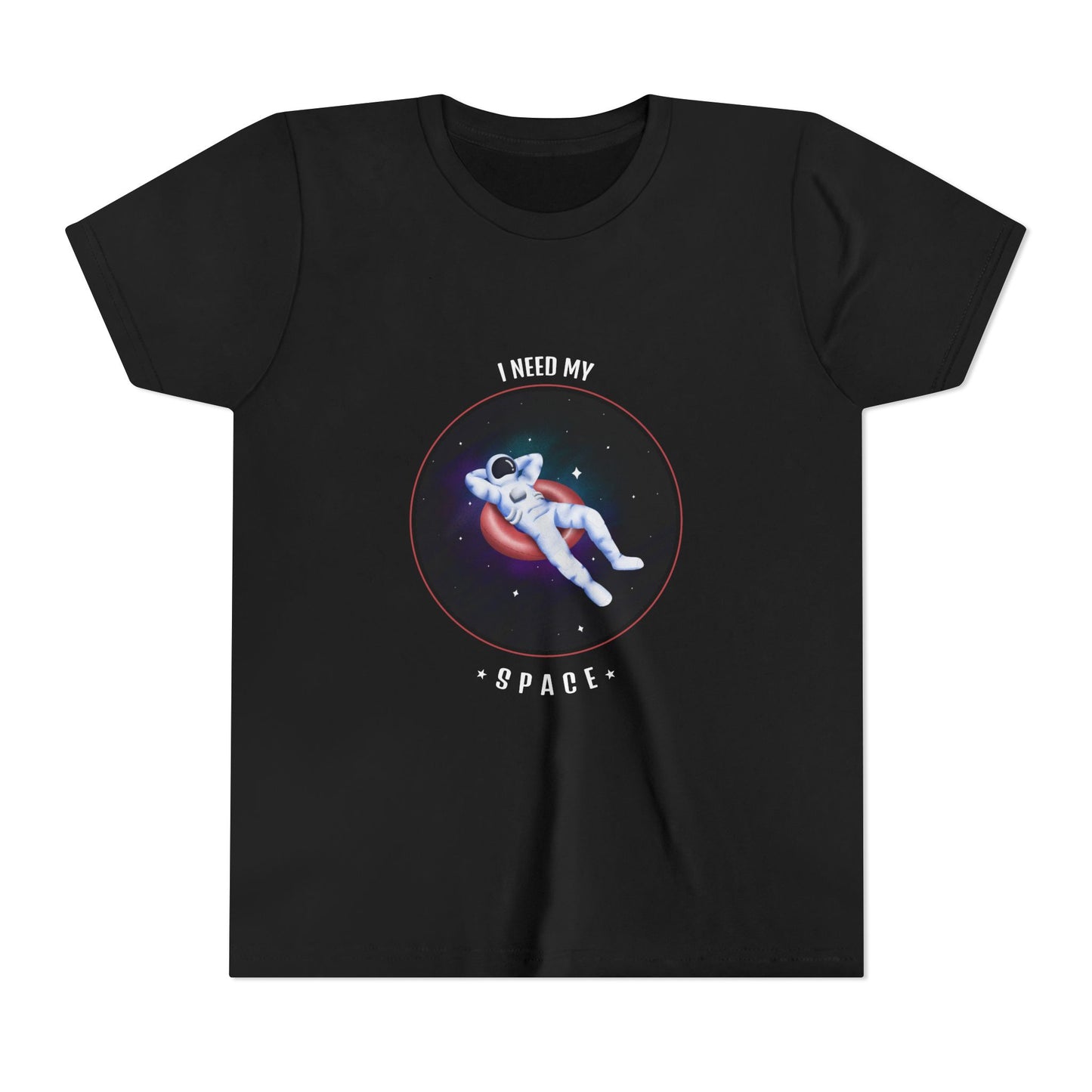 Youth Space-Themed Short Sleeve Tee - "I Need My Space" - Galaxy T-Shirt for Kids, Astronaut Gift, Children's Apparel, Birthday Gift, [...]