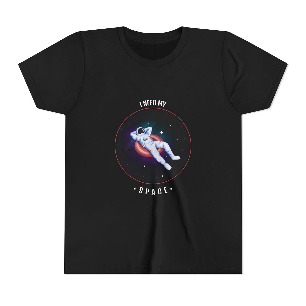 Youth Space-Themed Short Sleeve Tee - "I Need My Space" - Galaxy T-Shirt for Kids, Astronaut Gift, Children's Apparel, Birthday Gift, [...]
