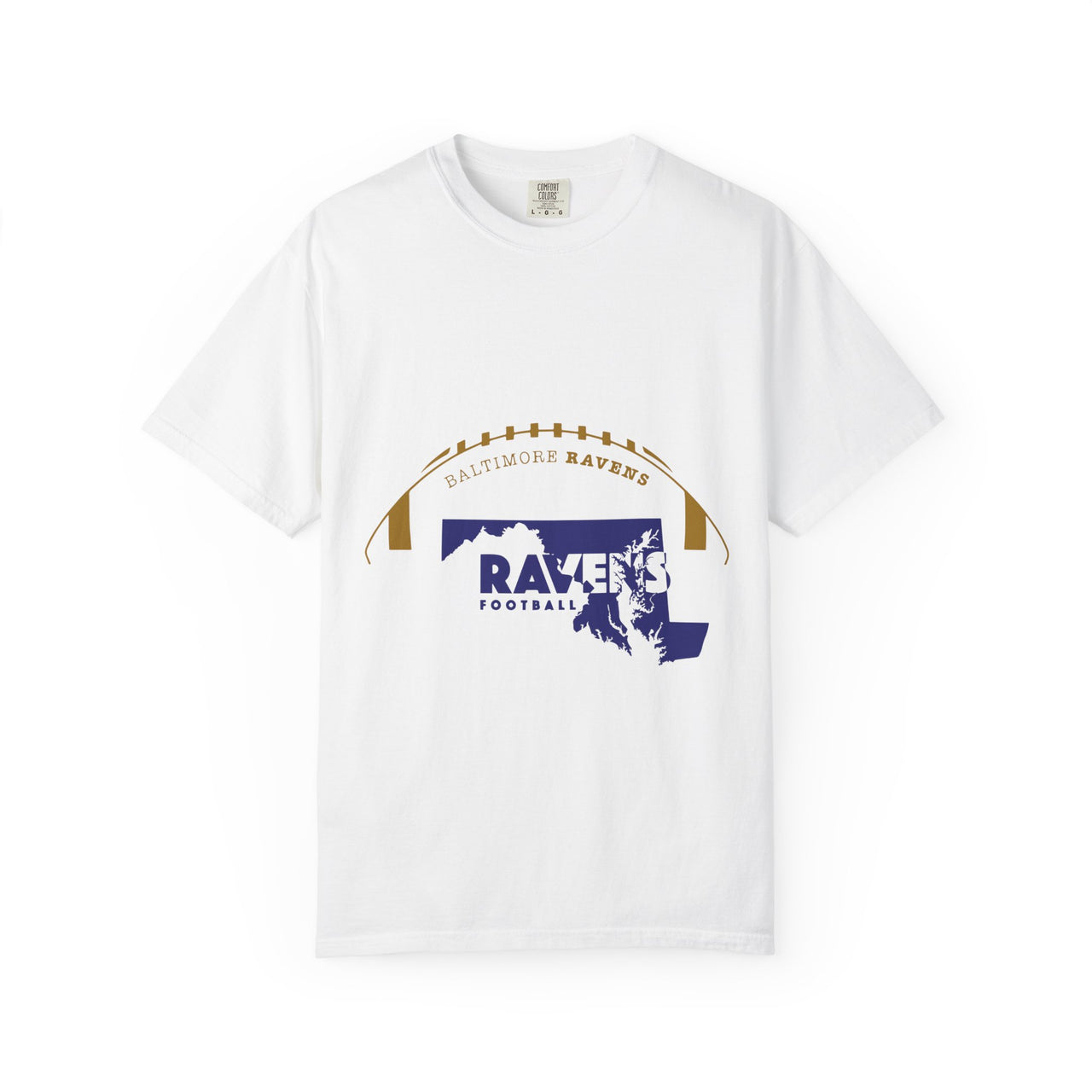 Baltimore Ravens Garment-Dyed T-Shirt - Unisex Football Fan Tee, Casual Wear, Game Day Apparel, Sports Merchandise, Birthday Gift