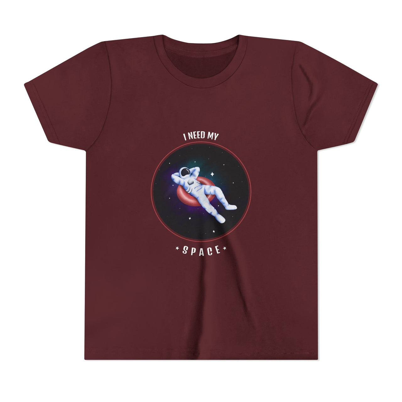 Youth Space-Themed Short Sleeve Tee - "I Need My Space" - Galaxy T-Shirt for Kids, Astronaut Gift, Children's Apparel, Birthday Gift, [...]