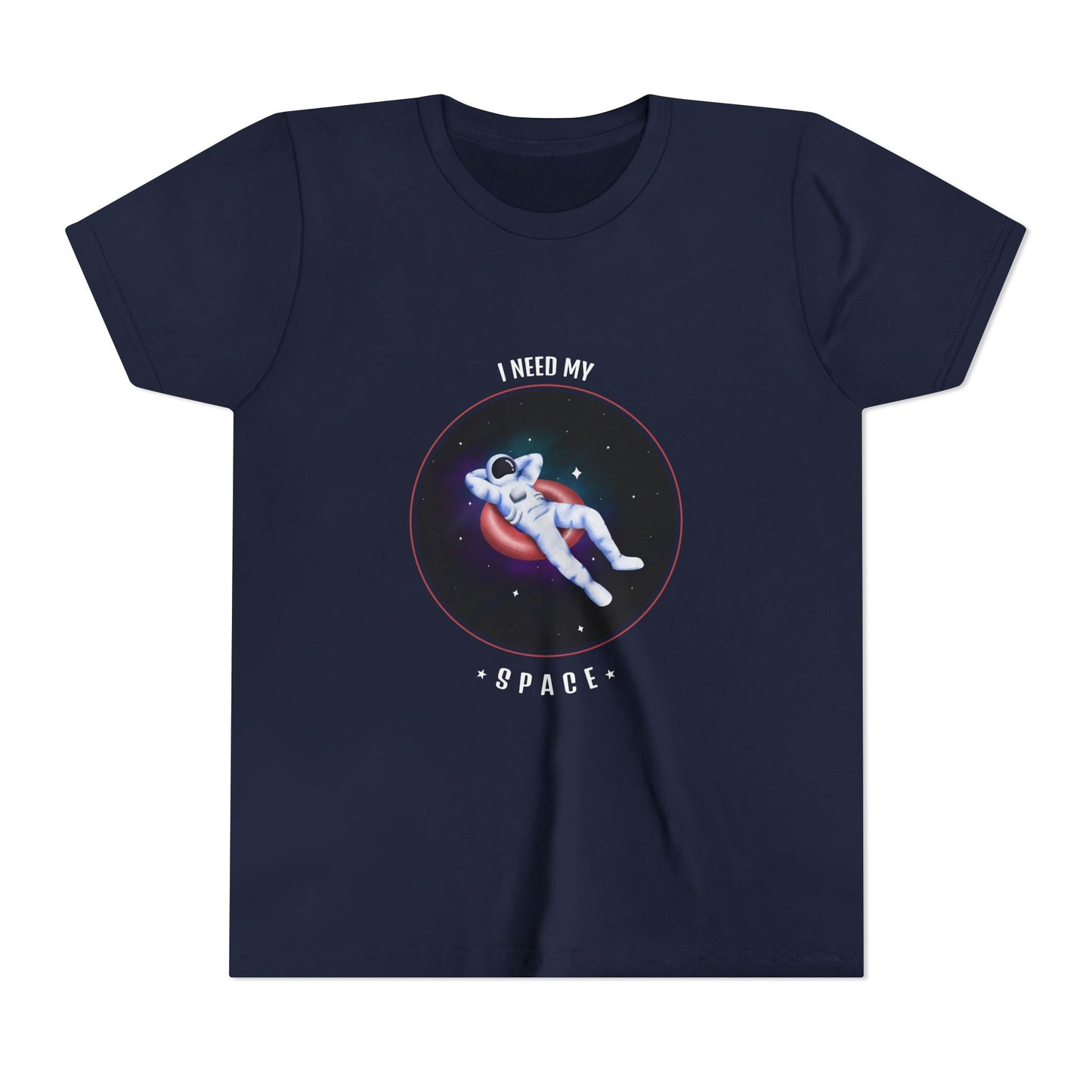 Youth Space-Themed Short Sleeve Tee - "I Need My Space" - Galaxy T-Shirt for Kids, Astronaut Gift, Children's Apparel, Birthday Gift, [...]