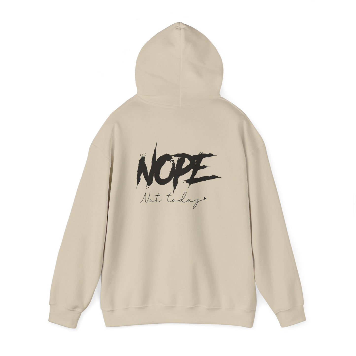 Trendy Unisex Hoodie with ‘NOPE Not Today’ Design, Stylish Casual Wear, Cozy Gift for Her or Him, Perfect for Everyday Comfort, Ideal [...] - To Be Designs