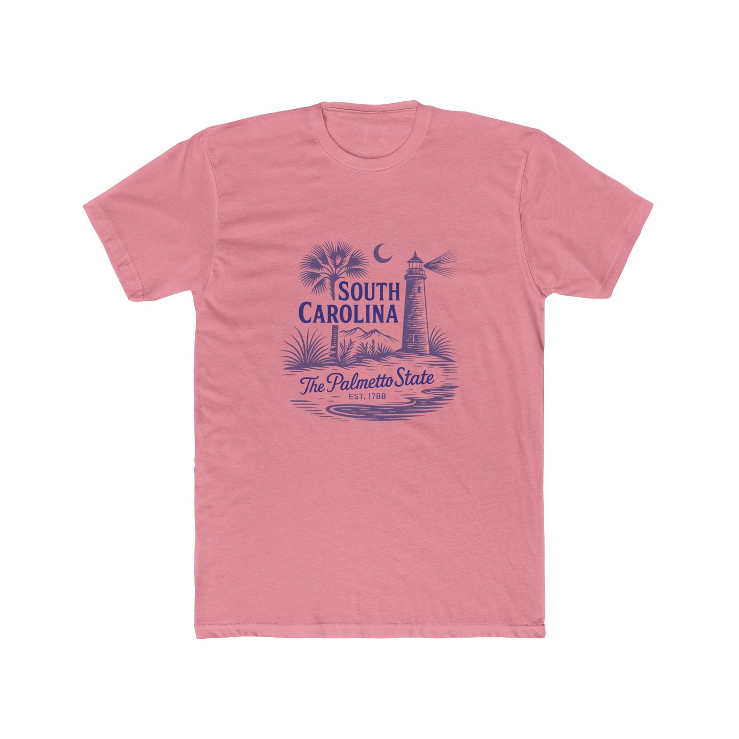 South Carolina Unisex Cotton Crew Tee, Beachwear, Souvenir Shirt, Travel Apparel, Vacation Gift, State Pride T-Shirt