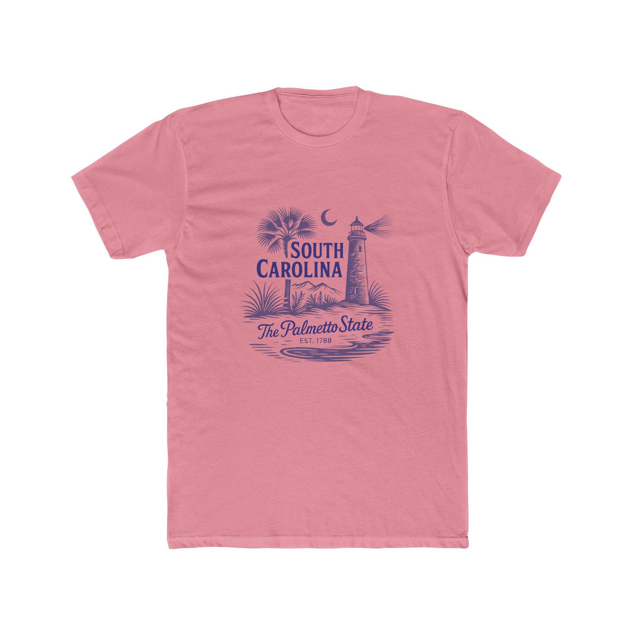 South Carolina Unisex Cotton Crew Tee, Beachwear, Souvenir Shirt, Travel Apparel, Vacation Gift, State Pride T-Shirt