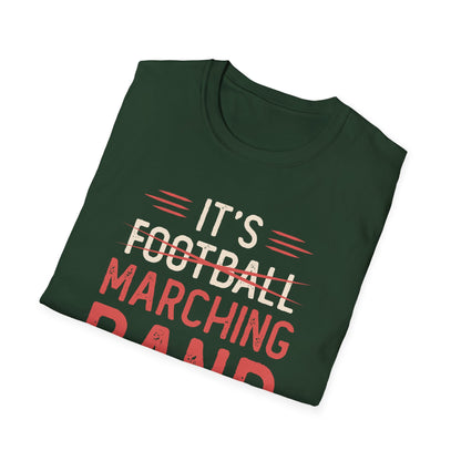 Marching Band Season Unisex T-Shirt, Softstyle Tee, Music Lover Gift, Band Member Apparel, Back to School, Football Season Tee