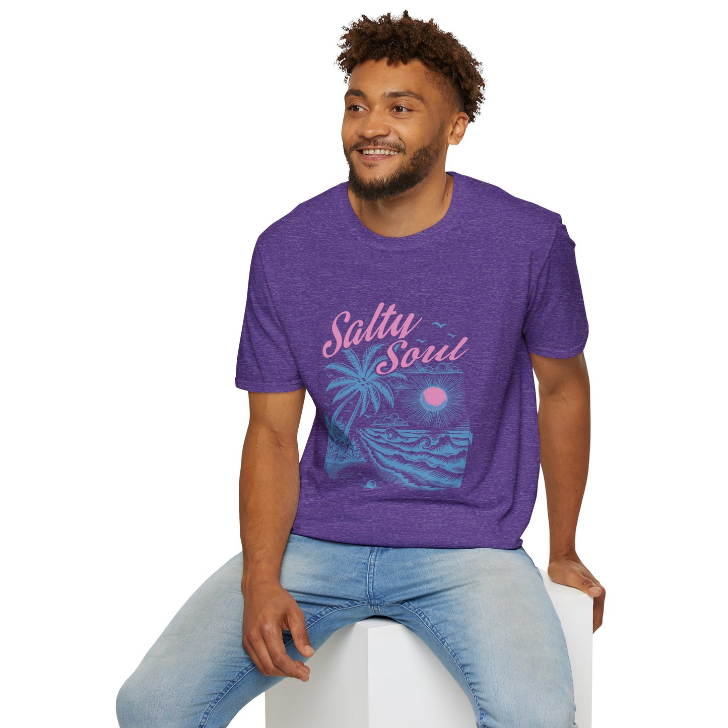 Salty Soul T-Shirt, Beach Vibes Tee, Unisex Summer Shirt, Gift for Coastal Lovers, Casual Everyday Wear