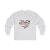 Long Sleeve Tee - Heart of a Marching Band Design - To Be Designs