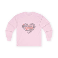Long Sleeve Tee - Heart of a Marching Band Design - To Be Designs