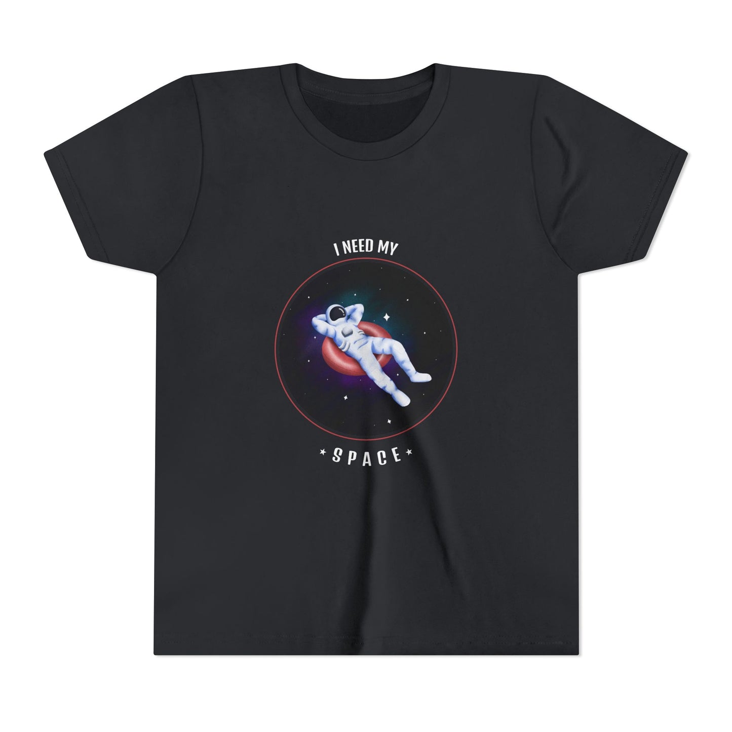 Youth Space-Themed Short Sleeve Tee - "I Need My Space" - Galaxy T-Shirt for Kids, Astronaut Gift, Children's Apparel, Birthday Gift, [...]