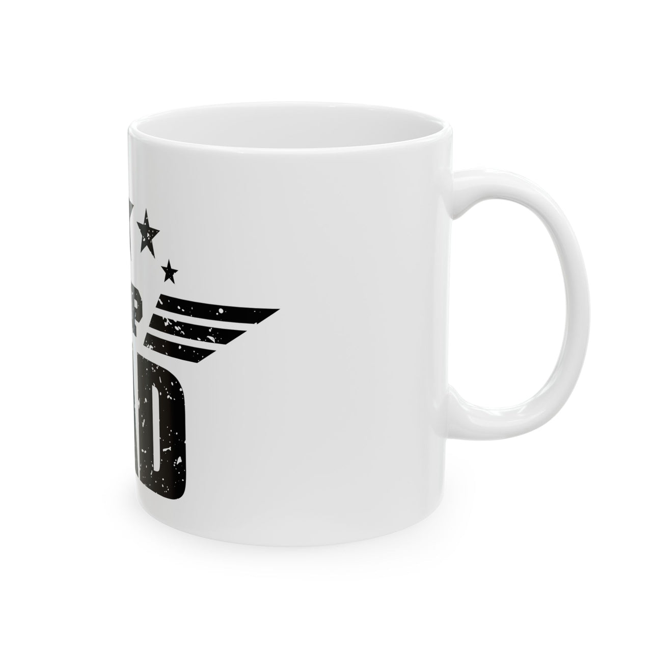 Top Dad Ceramic Mug | Gift for Father's Day, Dad's Birthday, Coffee Lovers, Kitchen Decor, Unique Mug for Men - To Be Designs