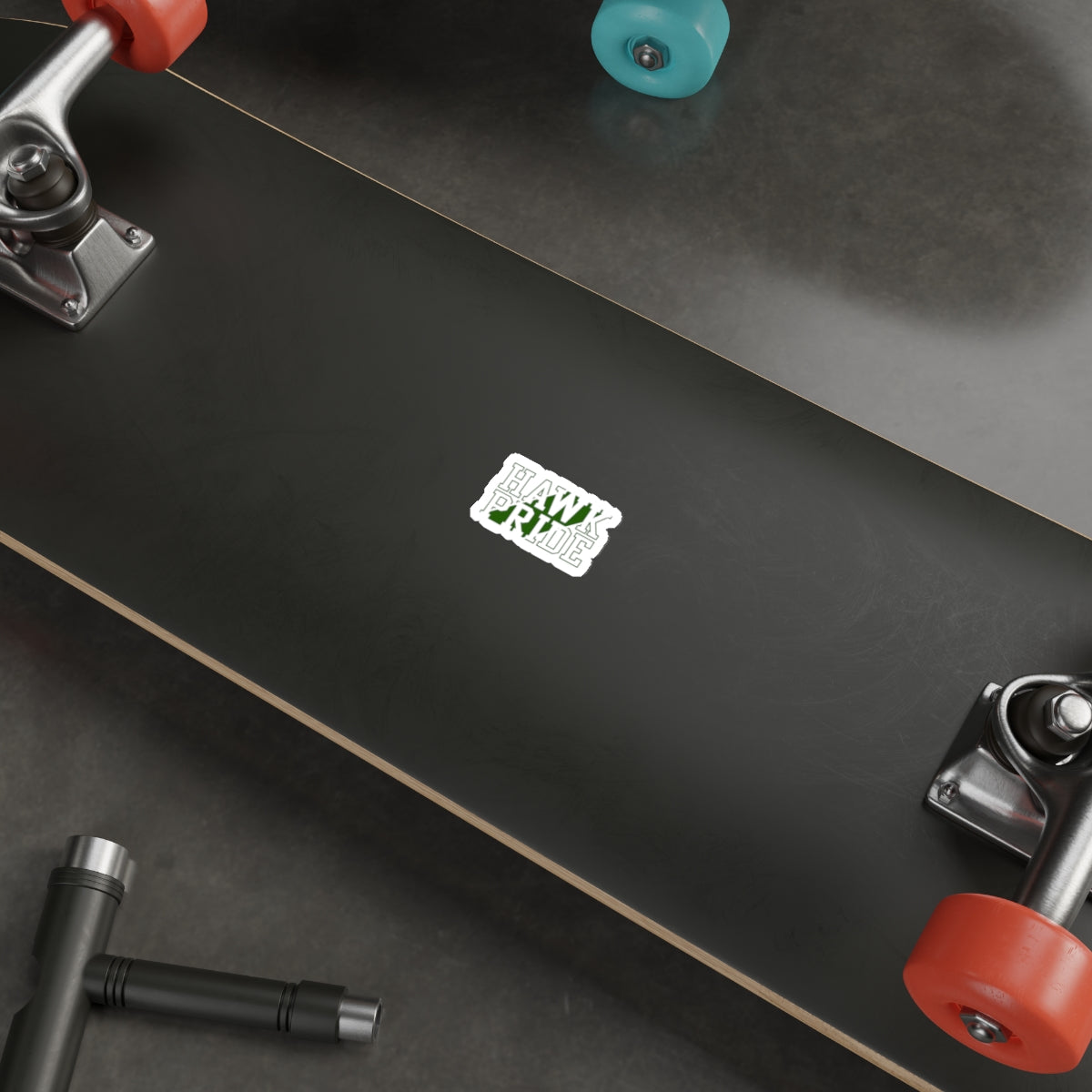 Hawk Pride Die-Cut Stickers - Perfect for School Spirit, Laptop Decor, Sports Fans, Gifts, and Custom Branding