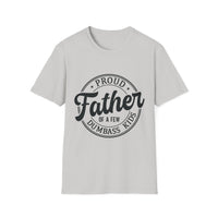 Proud Father Softstyle T-Shirt, Funny Dad Tee, Gift for Dad, Unisex Father's Day Shirt, Casual Everyday Wear - To Be Designs